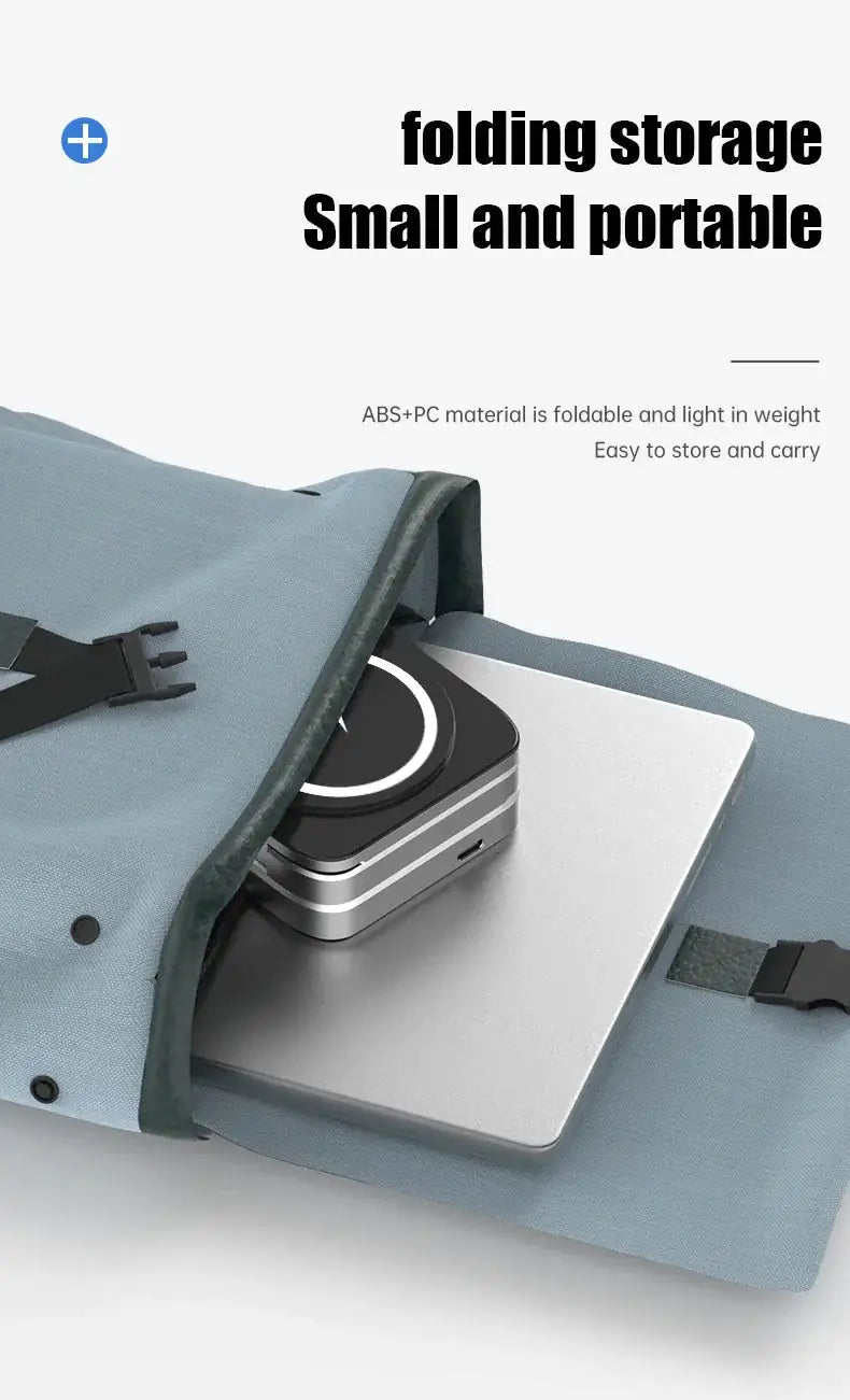 3-in-1 Magnetic Wireless Charger Stand for iPhone 15/14/13 Pro Max Plus, AirPods 3/2 – Fast Charging Dock Station with Fun Duck Design, MagSafe Compatible