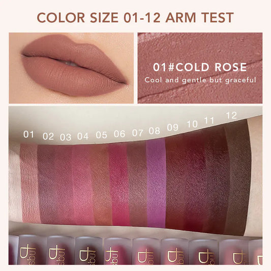 24-Color Matte Liquid Lipstick