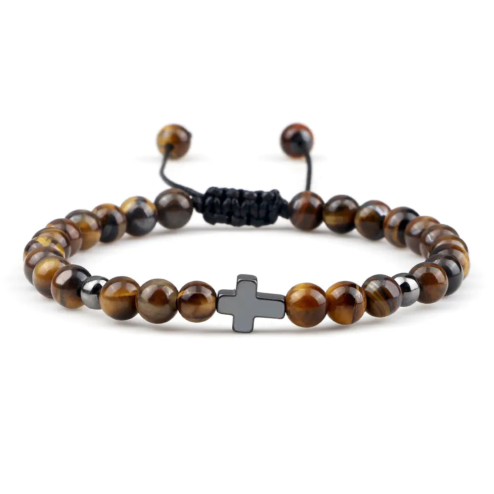 Woven Beads Bracelet with Pendant Ornament for men