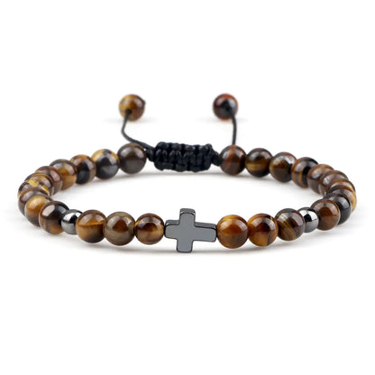 Woven Beads Bracelet with Pendant Ornament for men