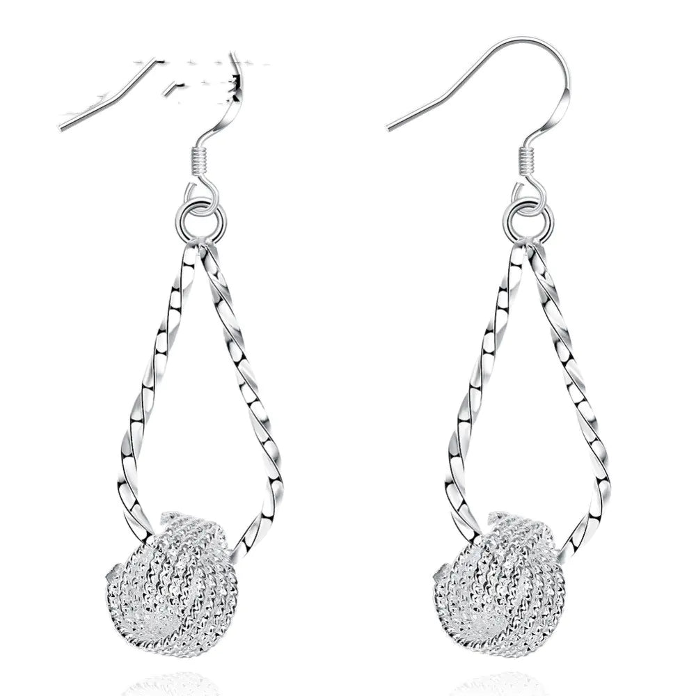 Twisted Double Circle Earrings