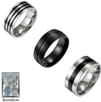 Fashion Stainless Steel Oil Dropping Ring Jewelry