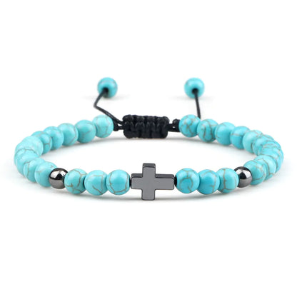 Woven Beads Bracelet with Pendant Ornament for men