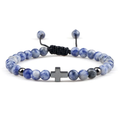 Woven Beads Bracelet with Pendant Ornament for men
