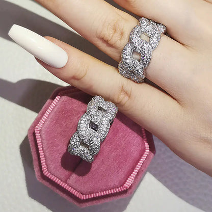 Luxury Irregular Ring for Women - Unique Design r6369