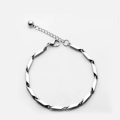 Men's Fashion Titanium Steel Twisted Rope Bracelet