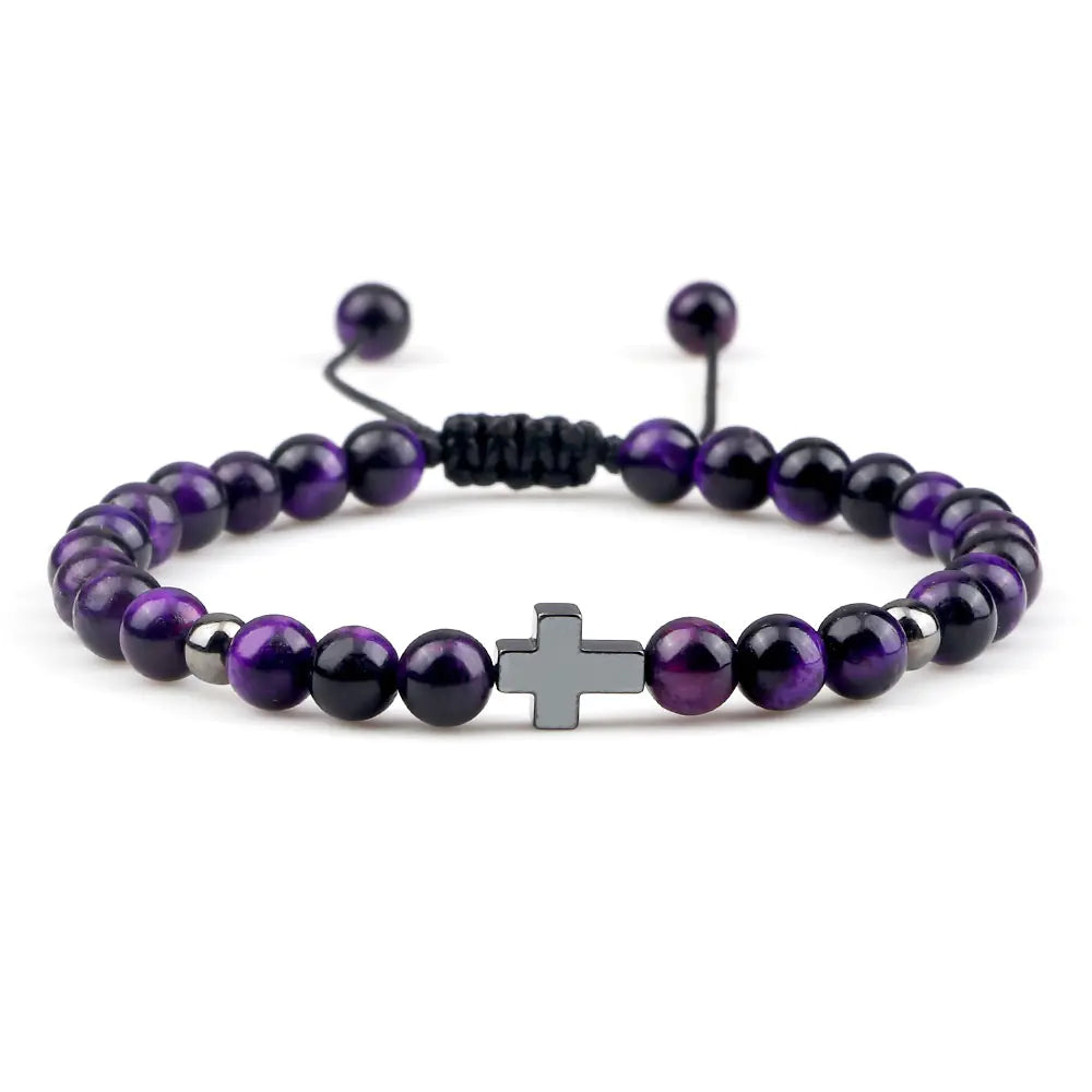 Woven Beads Bracelet with Pendant Ornament for men