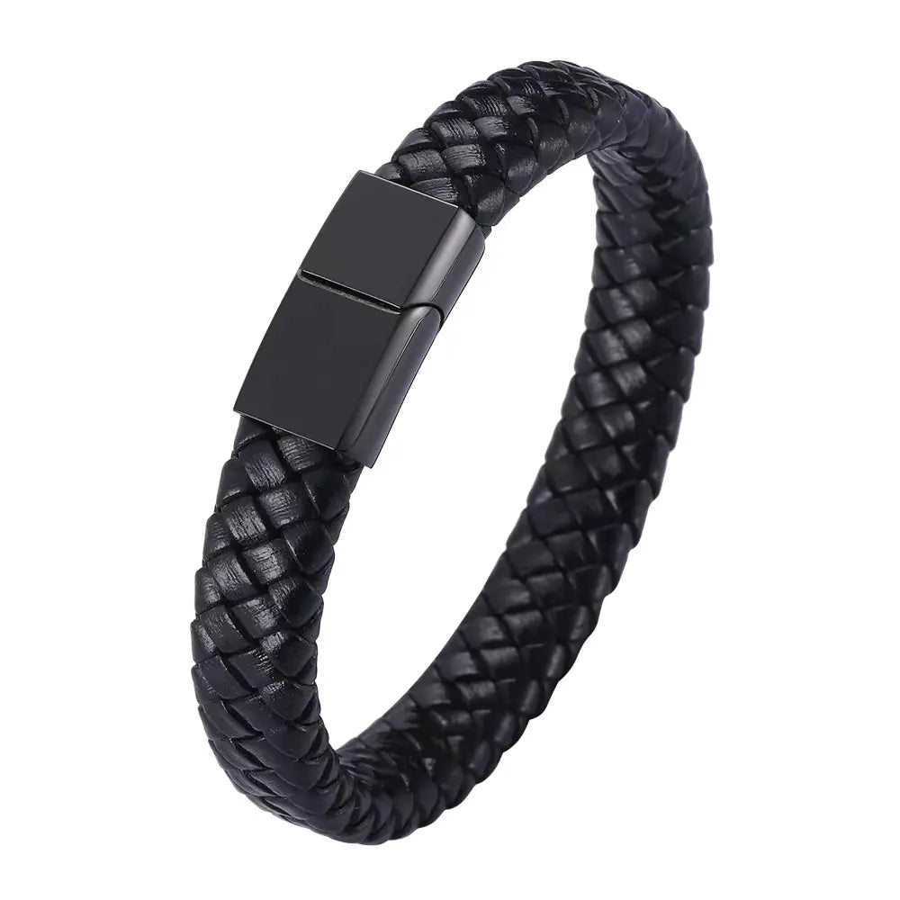 Vintage Woven Leather Bracelet for Men - Wholesale