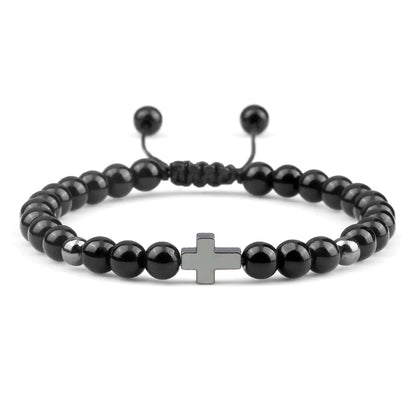 Woven Beads Bracelet with Pendant Ornament for men