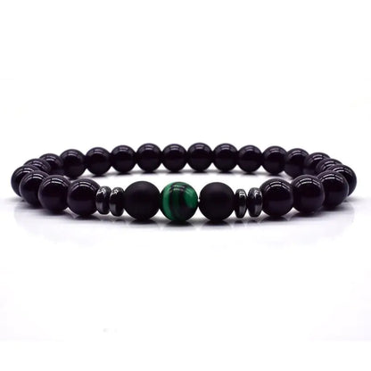 Men's Bead Bracelet - Natural Stone Jewelry