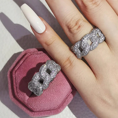 Luxury Irregular Ring for Women - Unique Design r6369