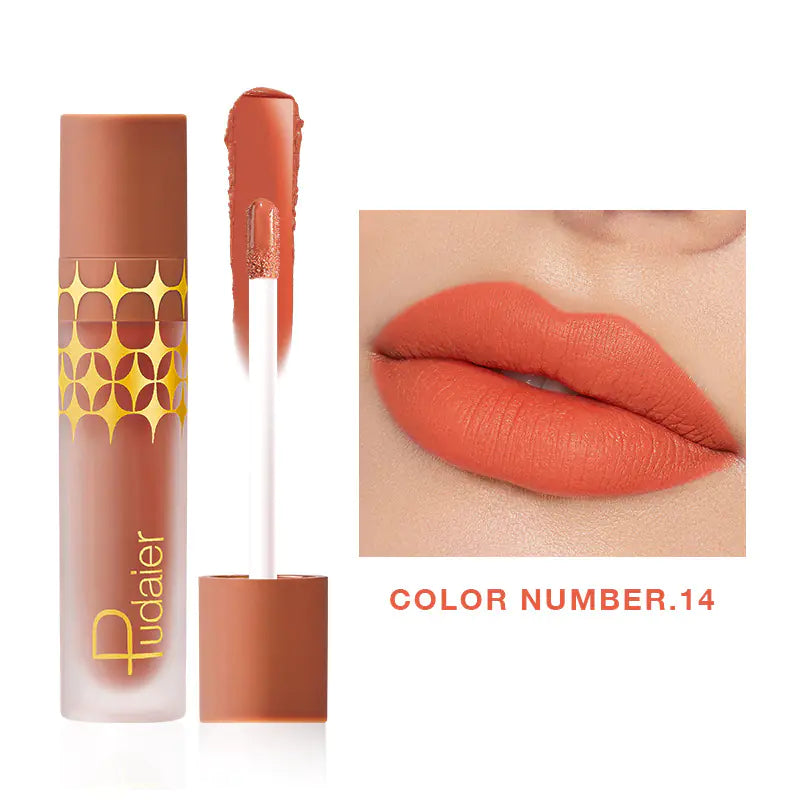 24-Color Matte Liquid Lipstick