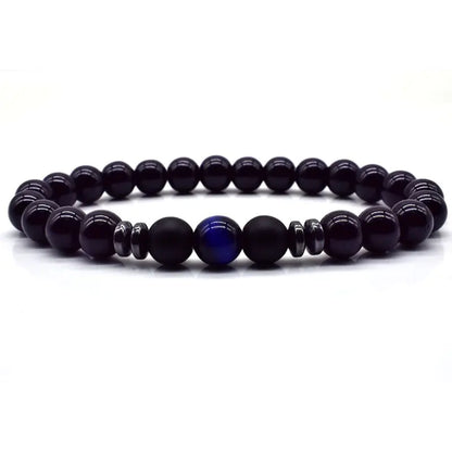 Men's Bead Bracelet - Natural Stone Jewelry