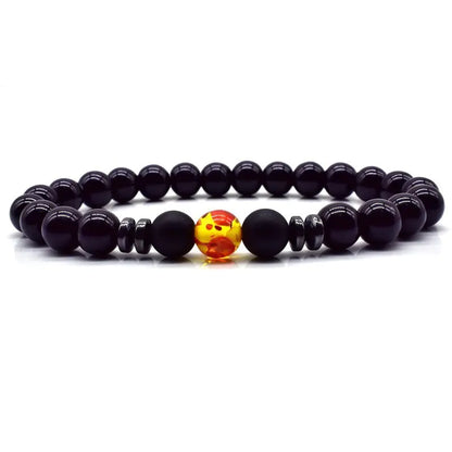 Men's Bead Bracelet - Natural Stone Jewelry