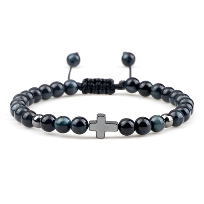 Woven Beads Bracelet with Pendant Ornament for men