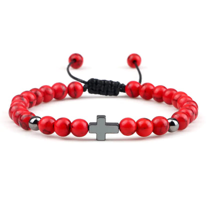 Woven Beads Bracelet with Pendant Ornament for men