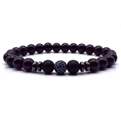 Men's Bead Bracelet - Natural Stone Jewelry