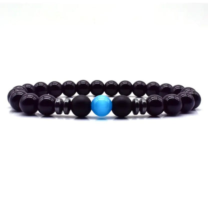 Men's Bead Bracelet - Natural Stone Jewelry
