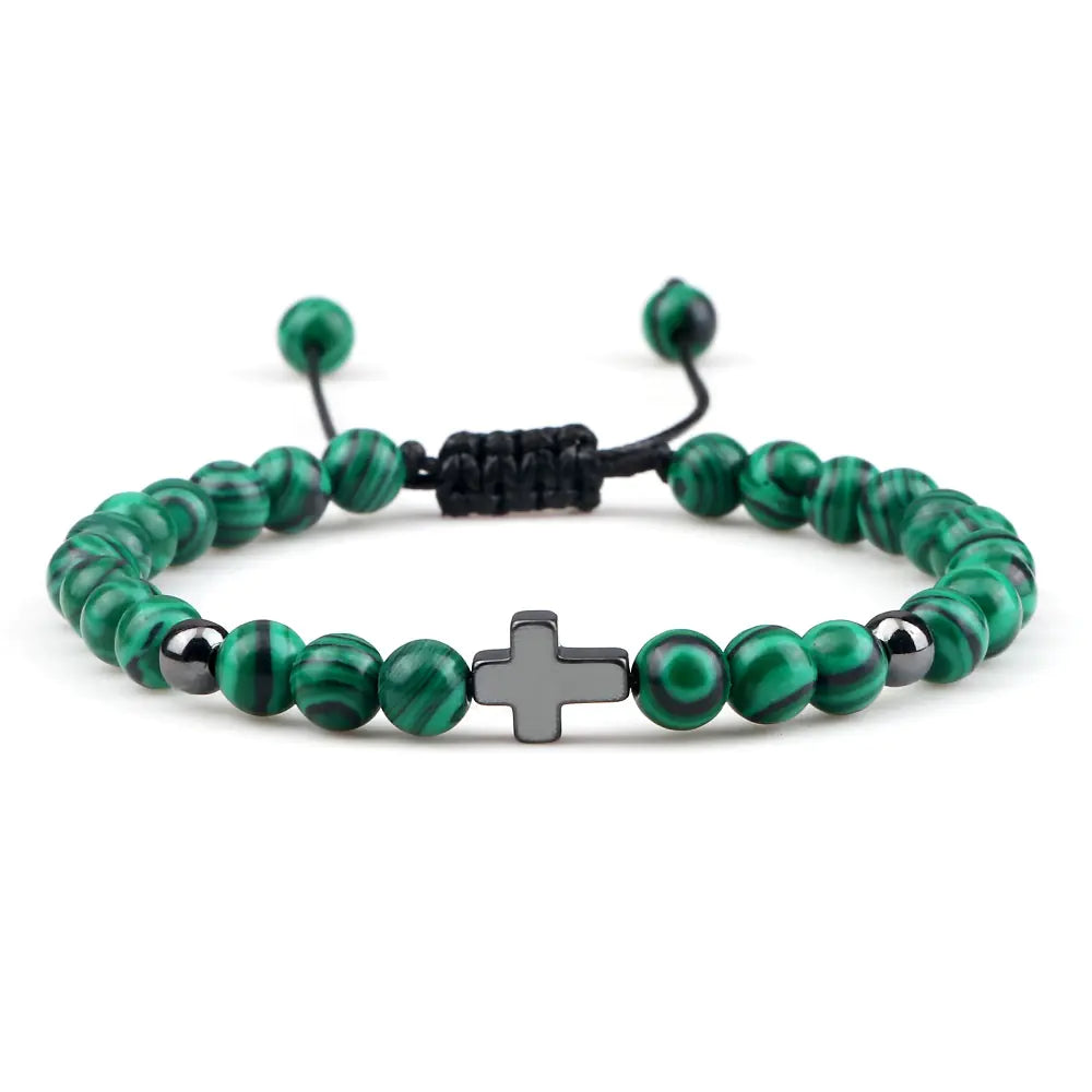 Woven Beads Bracelet with Pendant Ornament for men