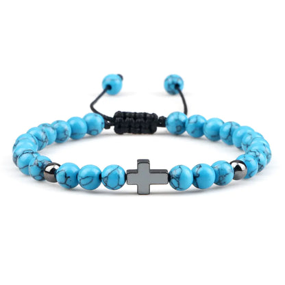 Woven Beads Bracelet with Pendant Ornament for men