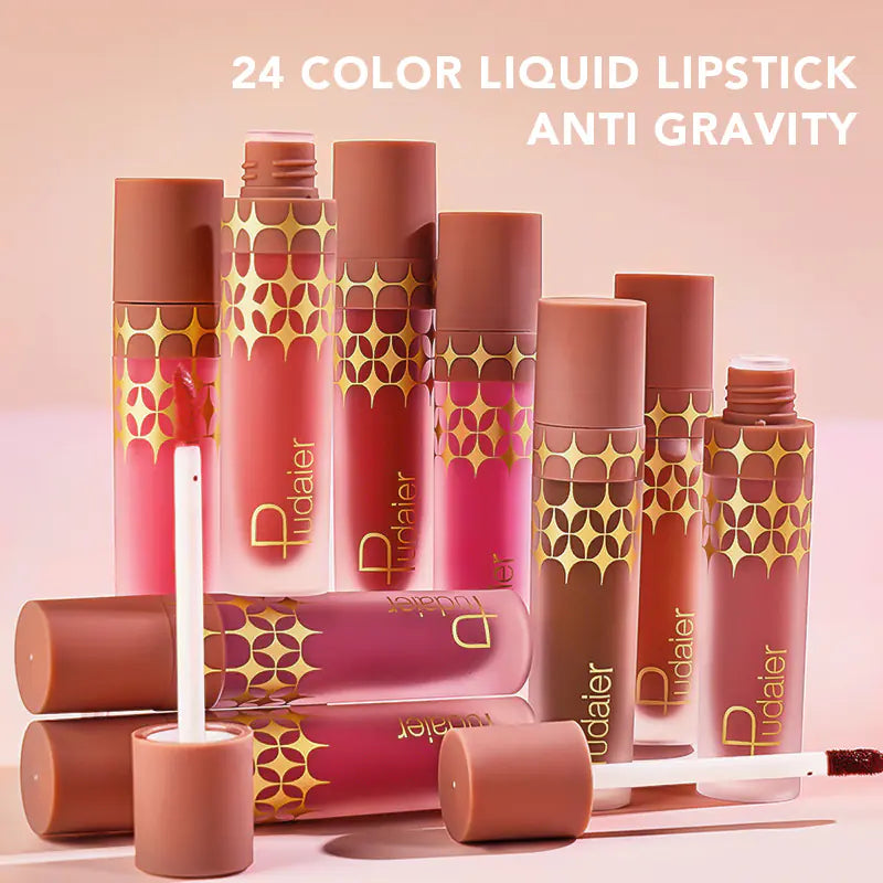 24-Color Matte Liquid Lipstick