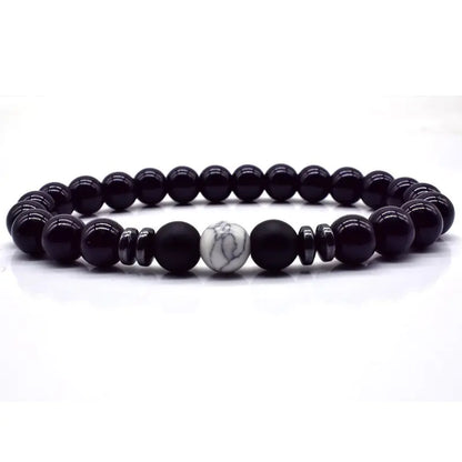 Men's Bead Bracelet - Natural Stone Jewelry