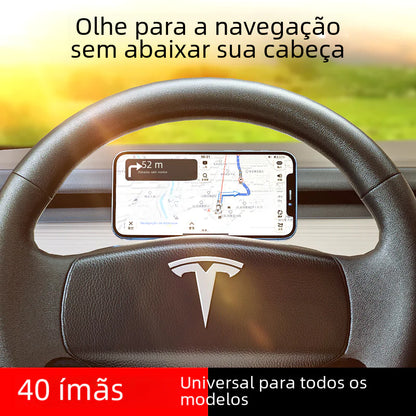 MagSafe Car Phone Holder with Strong Magnetic Ring