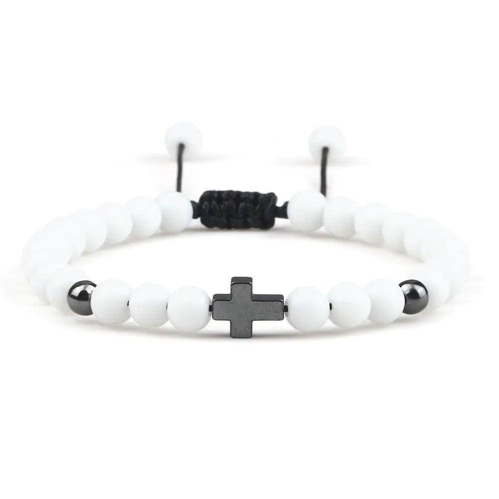 Woven Beads Bracelet with Pendant Ornament for men