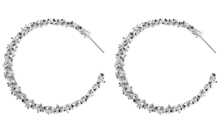 European Style Spiky Circle Dangle Earrings Jewelry