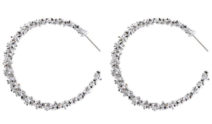 European Style Spiky Circle Dangle Earrings Jewelry