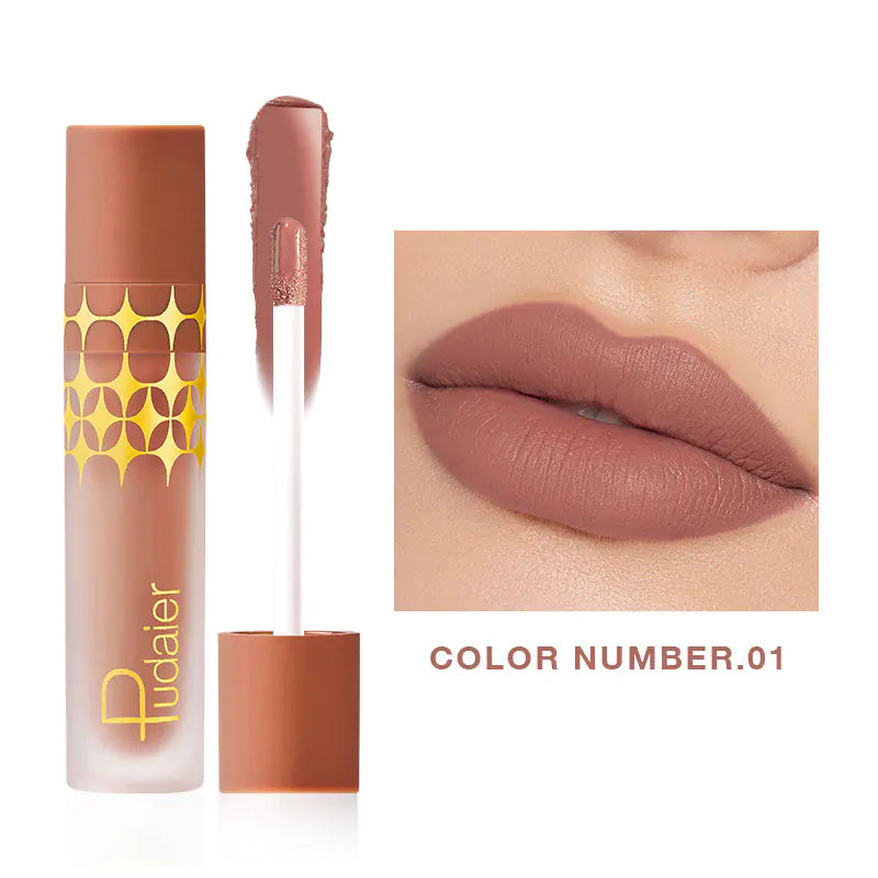 24-Color Matte Liquid Lipstick